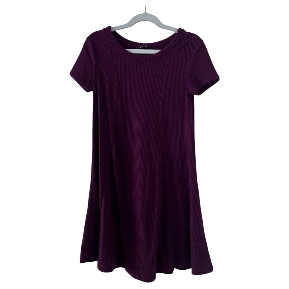 Art Class Girls' Skater Rib-Knit Short Sleeve Dress